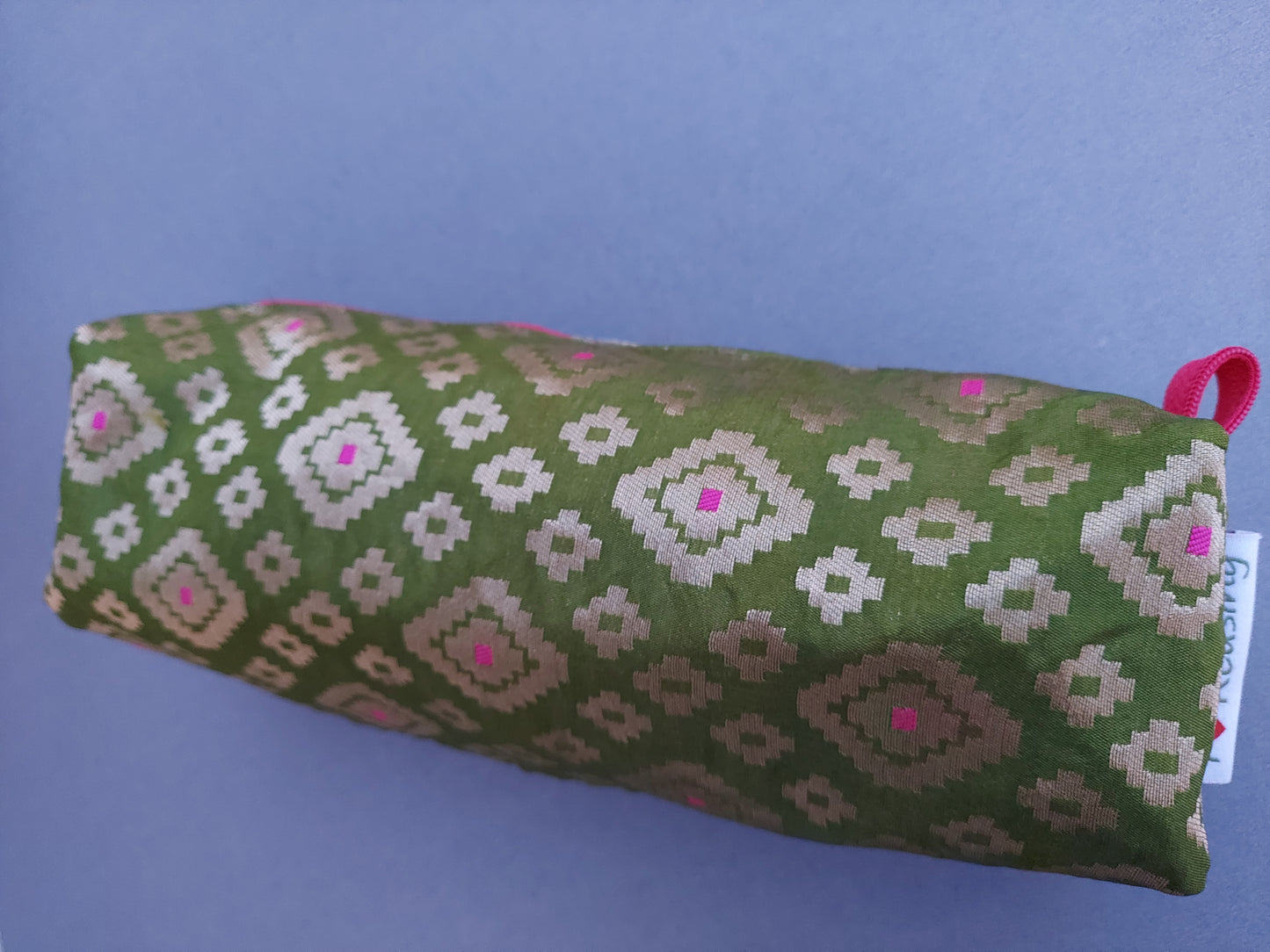 Green beneras fabric pouch