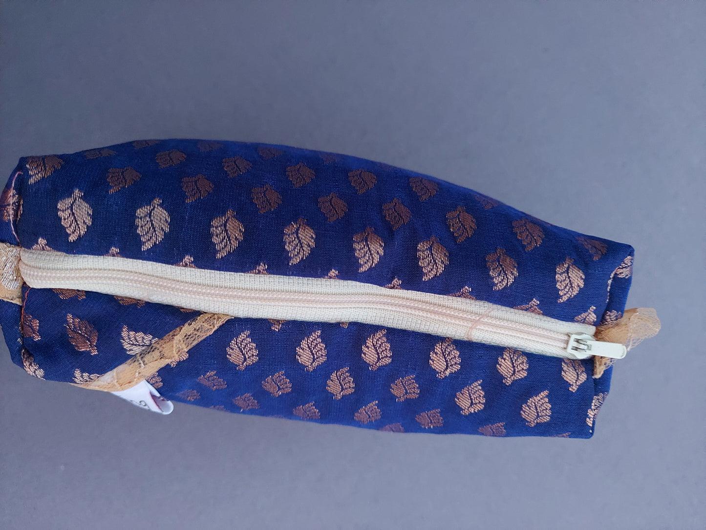 Blue single section pouch