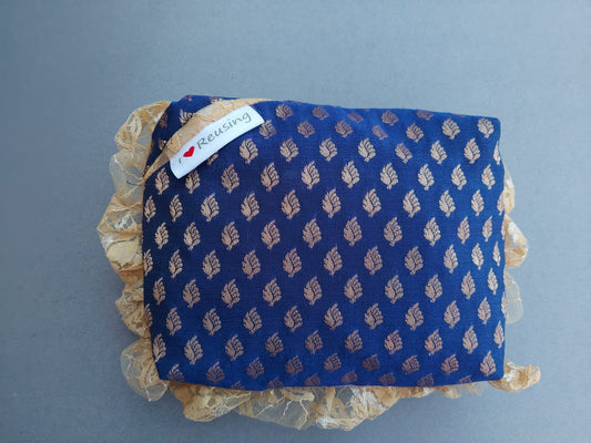 Blue single section pouch