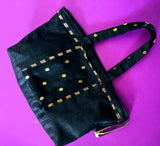 Black tote bag