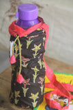 Floral print bottle sling