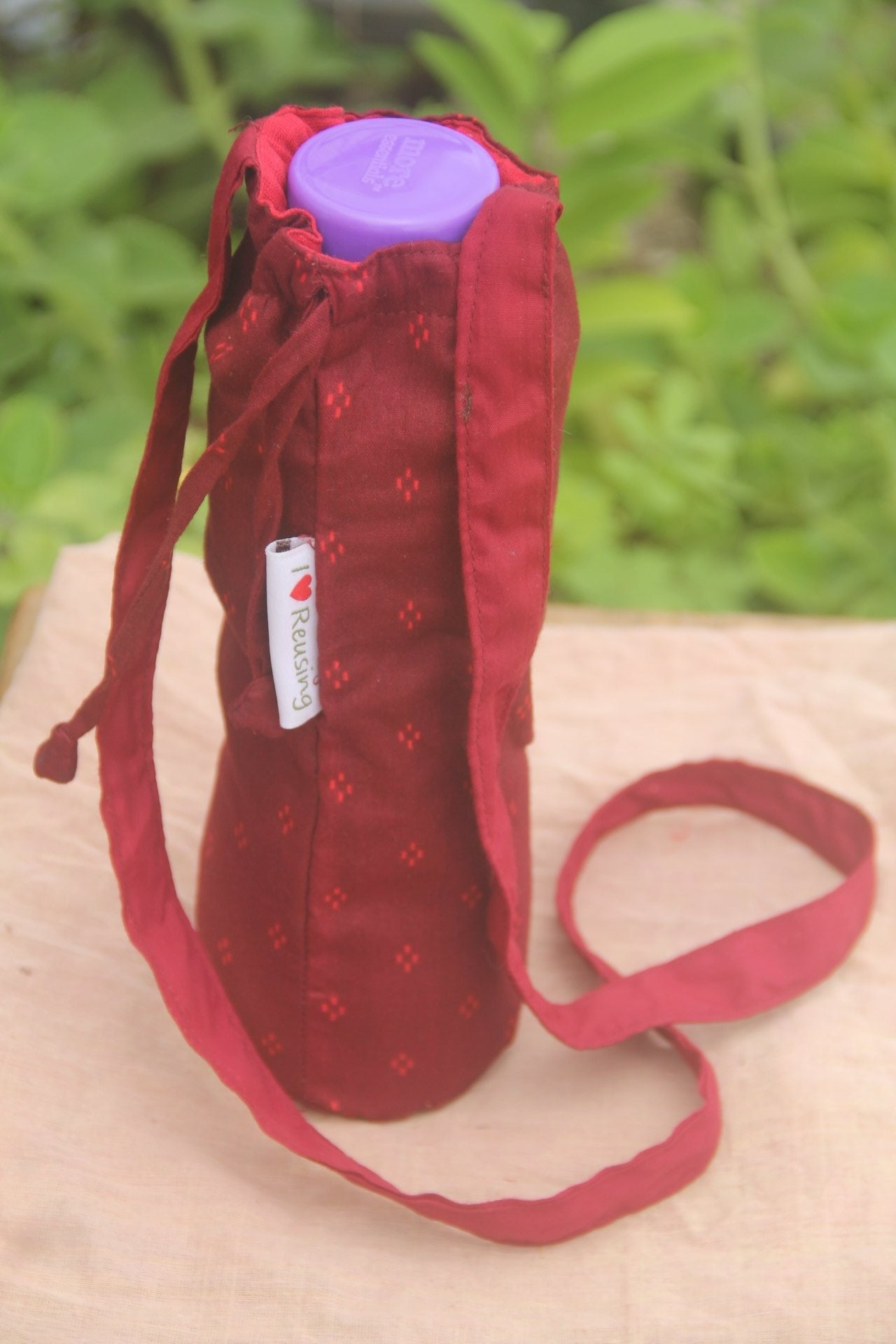 Terracotta water bottle sling