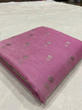 Light pink chanderi sari